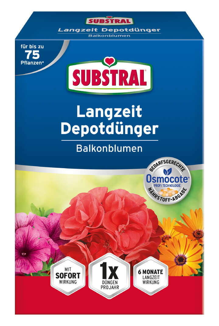 SUBSTRAL Langzeit Depotdünger Balkonblumen